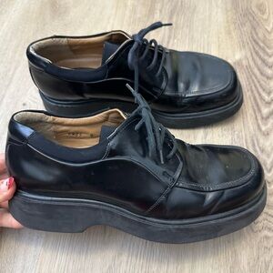 Bass Men's Black Leather Loafers